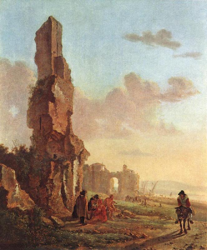BOTH, Jan Ruins at the Sea dfg oil painting picture
